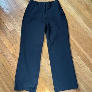 ASOS Women's Black Straight-Leg Trousers